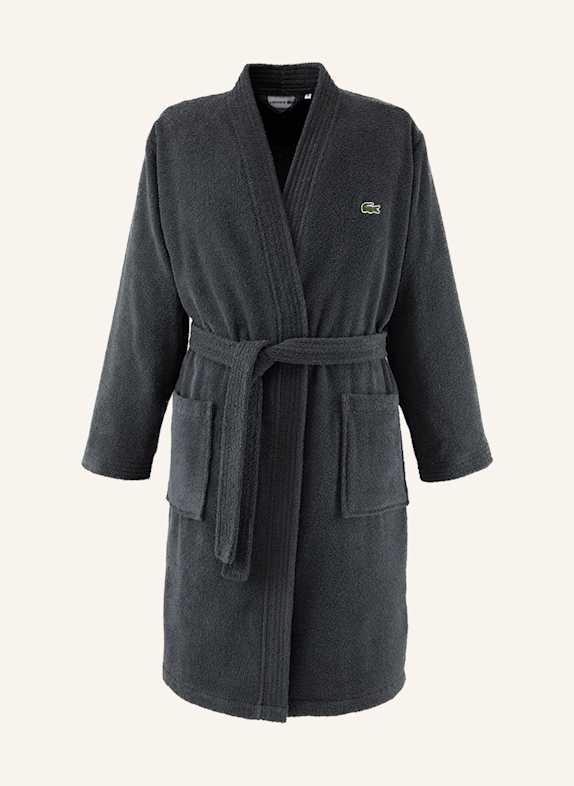 LACOSTE Badjas LLECROCO DONKERGRIJS