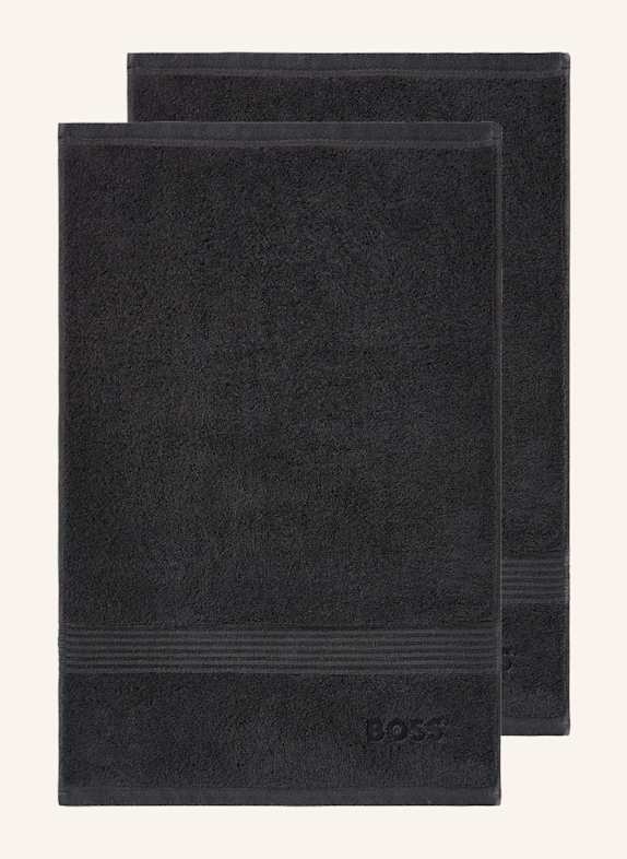 BOSS Gästetuch 2er Set LOFT SCHWARZ