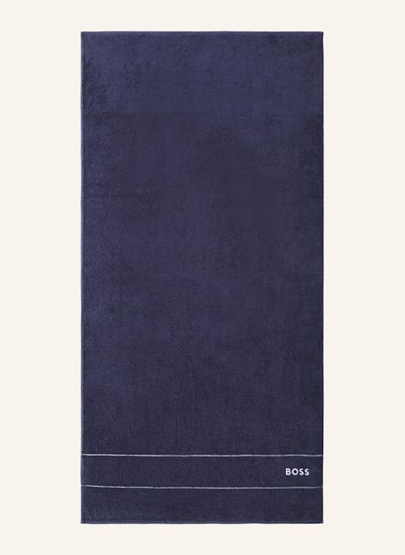 BOSS Duschtuch PLAIN DUNKELBLAU