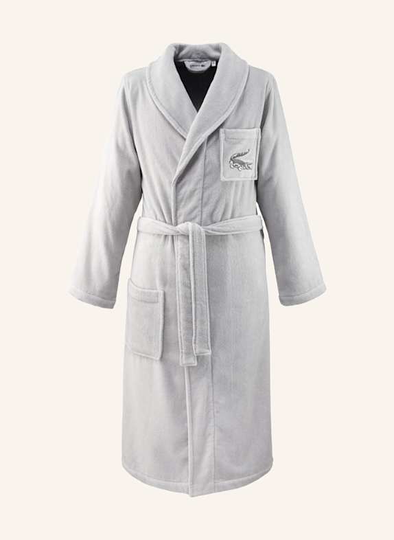 LACOSTE Bademantel LRENE GRAU