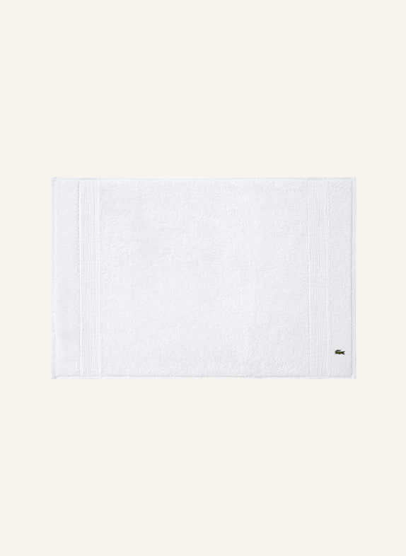 LACOSTE Badematte LLECROCO WEISS