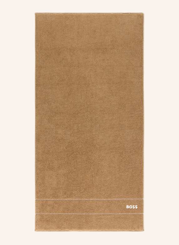BOSS Duschtuch PLAIN HELLBRAUN
