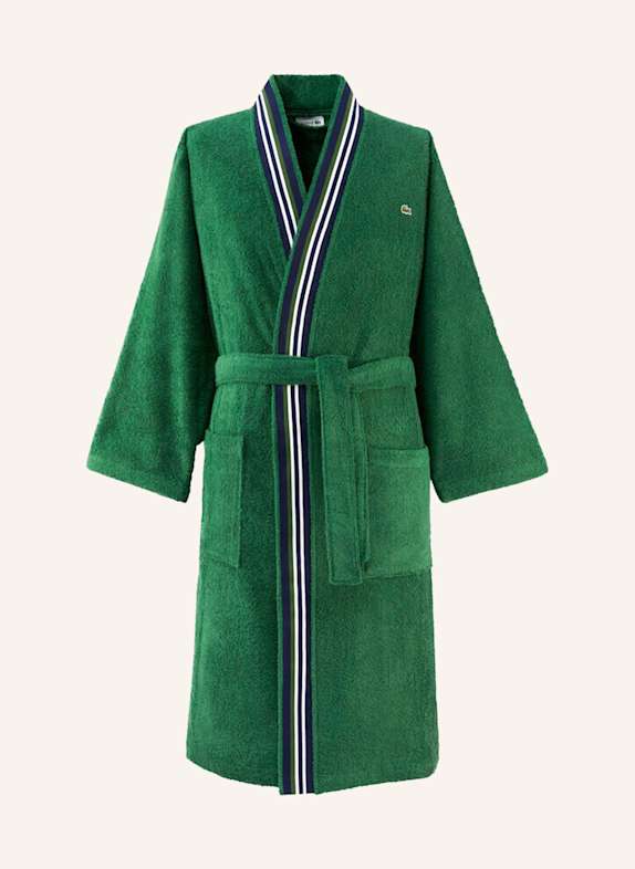 LACOSTE Bademantel LCLUB GRÜN