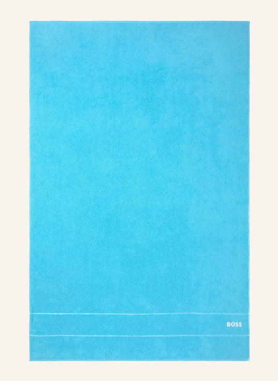 BOSS Badetuch PLAIN HELLBLAU