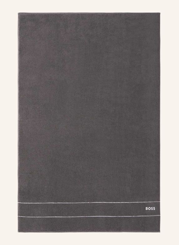 BOSS Badetuch PLAIN DUNKELGRAU
