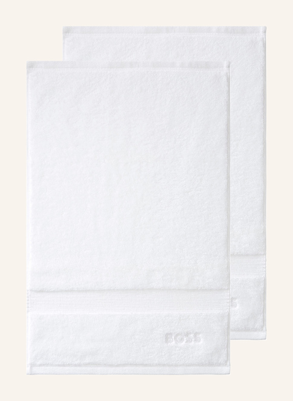 BOSS Gästetuch 2er Set LOFT WEISS