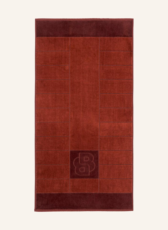 BOSS Handtuch DOUBLEB ORANGE/ DUNKELORANGE