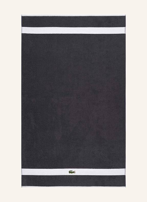 LACOSTE Badetuch LCASUAL DUNKELGRAU