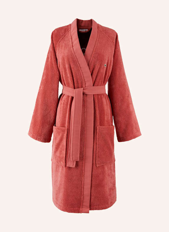 LACOSTE Bademantel LDEFILE DUNKELORANGE