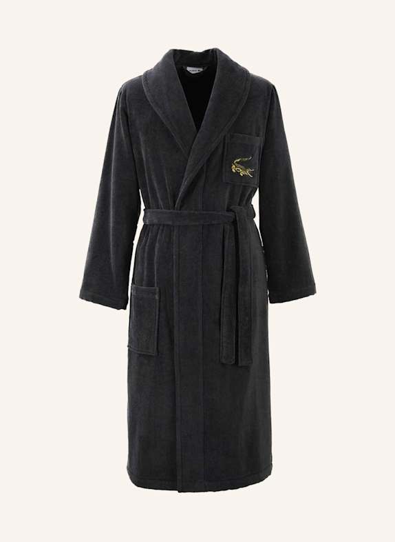LACOSTE Bademantel LRENE DUNKELGRAU
