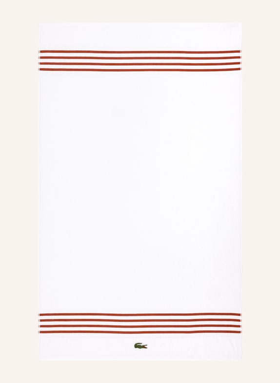 LACOSTE Badetuch LCOURTLI BRAUN