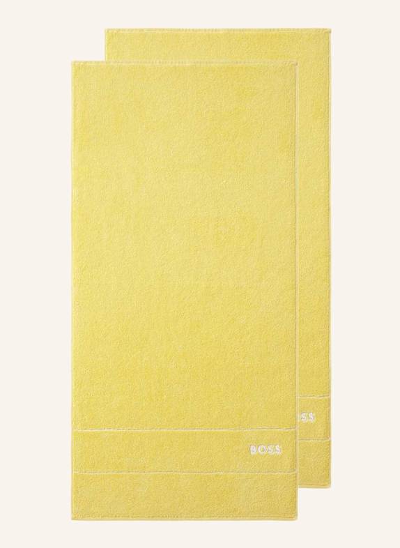 BOSS Handtuch 2er Set PLAIN GELB