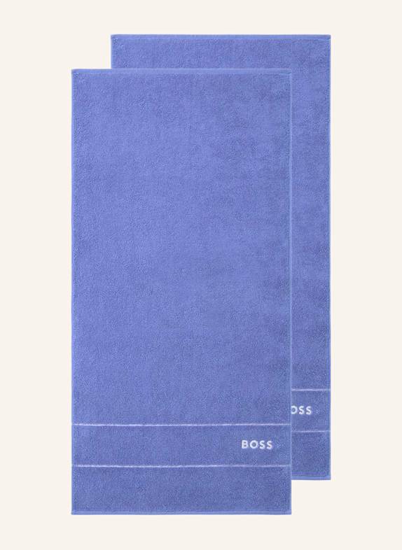 BOSS Handtuch 2er Set PLAIN BLAU