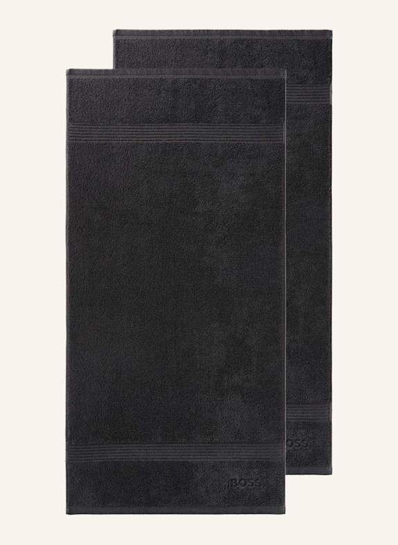 BOSS Handtuch 2er Set LOFT SCHWARZ
