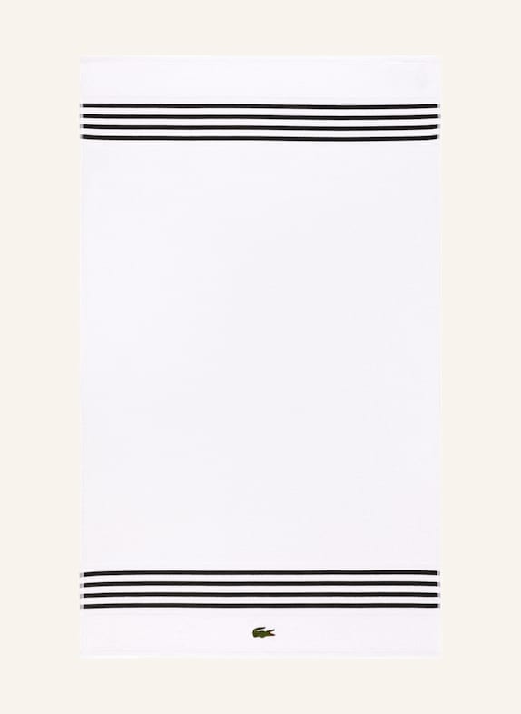 LACOSTE Badetuch LCOURTLI DUNKELGRAU