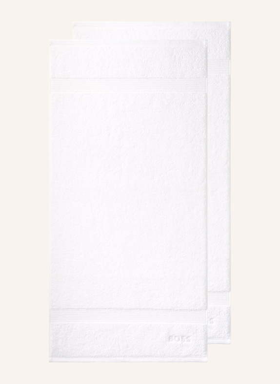 BOSS Handtuch 2er Set LOFT WEISS