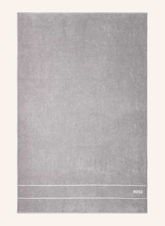 BOSS Badetuch PLAIN HELLGRAU