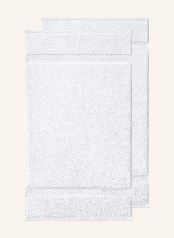 RALPH LAUREN HOME Gästetuch AVENUE WEISS