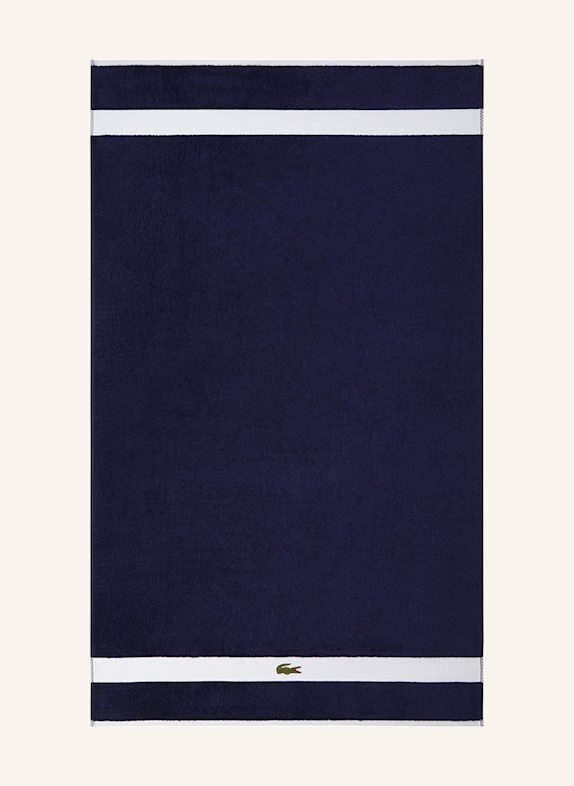 LACOSTE Badetuch LCASUAL DUNKELBLAU