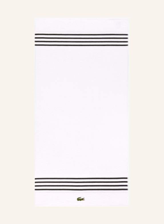 LACOSTE Duschtuch LCOURTLI DUNKELGRAU