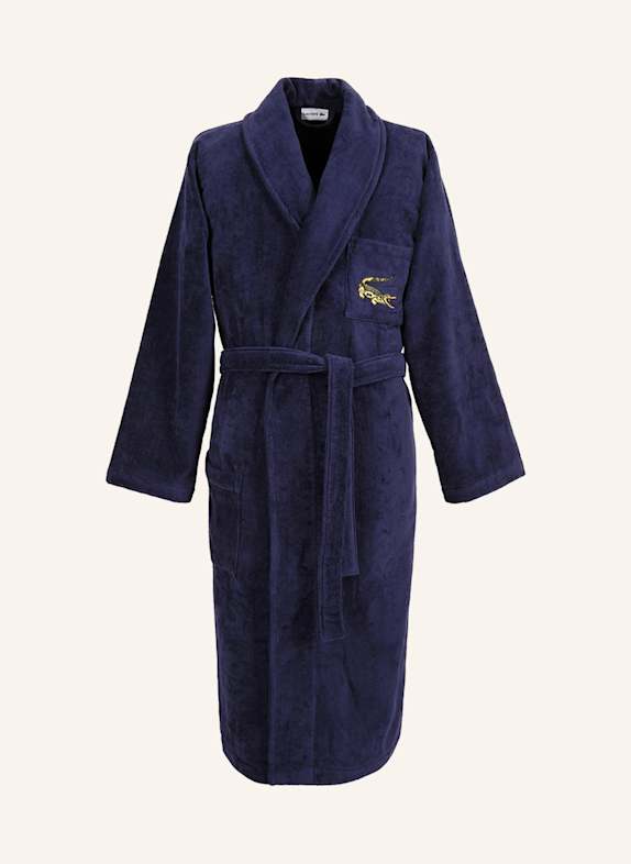 LACOSTE Bademantel LRENE DUNKELBLAU