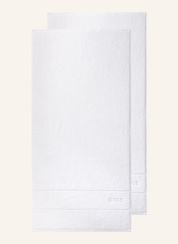 BOSS Handtuch 2er Set PLAIN WEISS