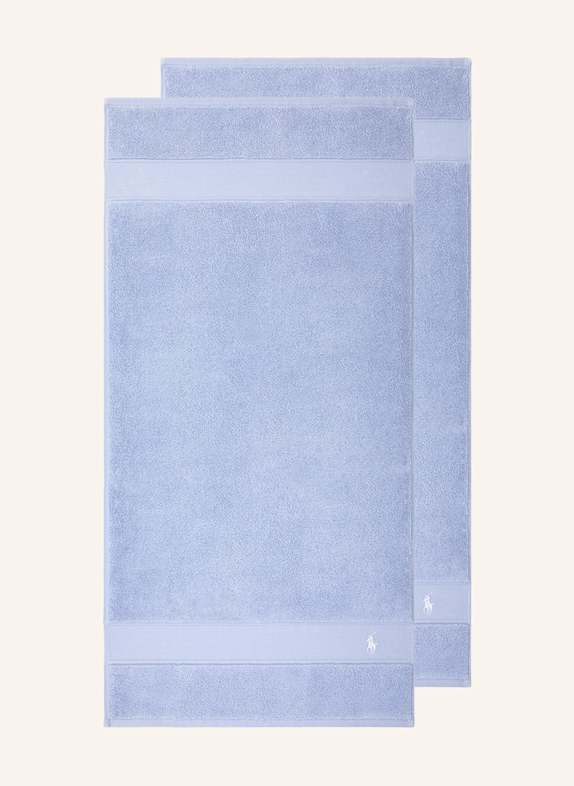 RALPH LAUREN HOME Handtuch POLOPLAYER HELLBLAU
