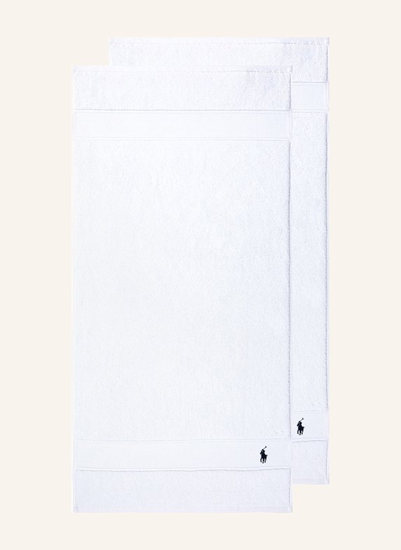 RALPH LAUREN HOME Handtuch POLOPLAYER WEISS