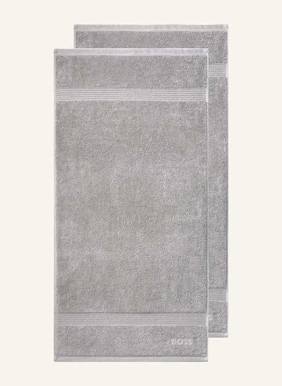 BOSS Handtuch 2er Set LOFT SILBER