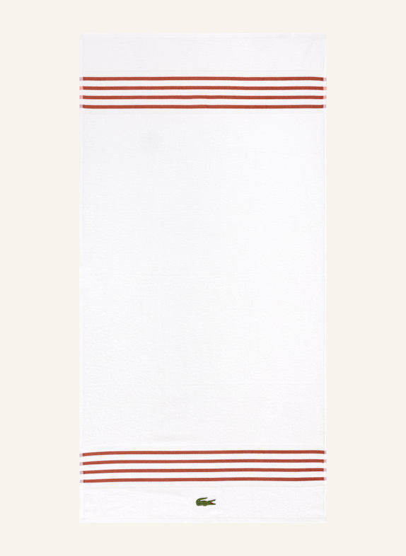 LACOSTE Duschtuch LCOURTLI BRAUN