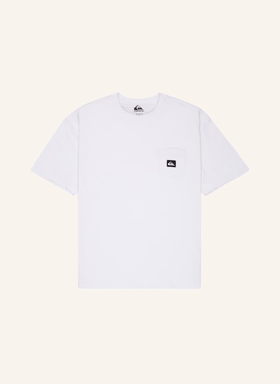 QUIKSILVER T-Shirt SALT WATER POCKET WEISS