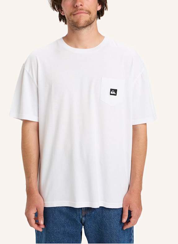QUIKSILVER T-Shirt SALT WATER POCKET WEISS