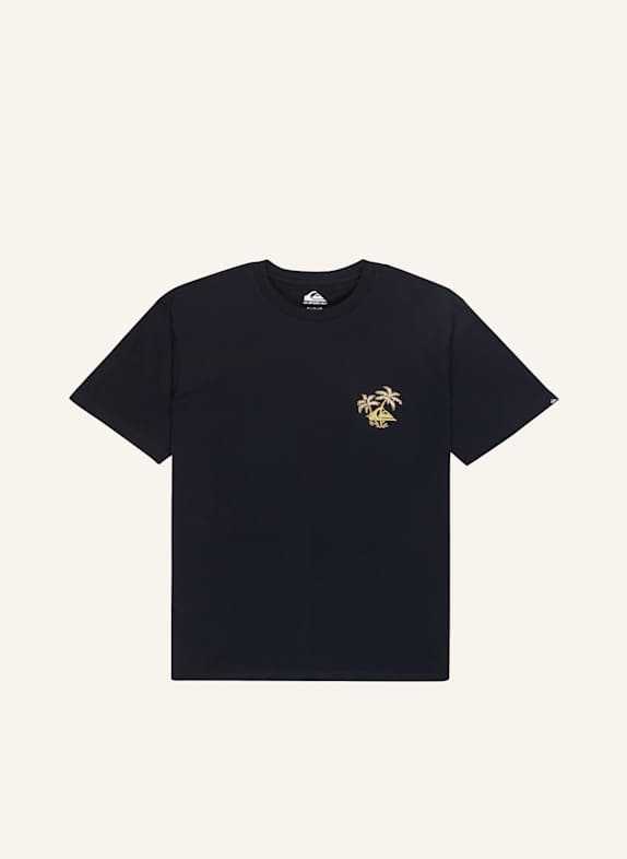 QUIKSILVER T-Shirt EVO LEARNING FROM NATURE SCHWARZ