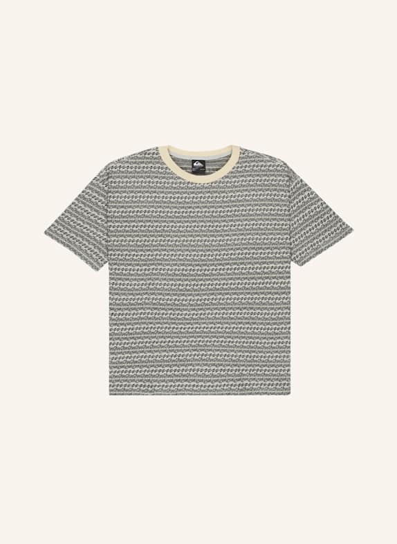 QUIKSILVER T-Shirt OKANO JACQUARD ECRU