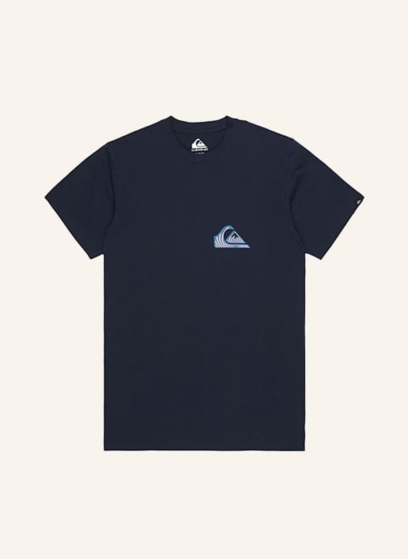 QUIKSILVER T-Shirt WINDOW PANE BLAU