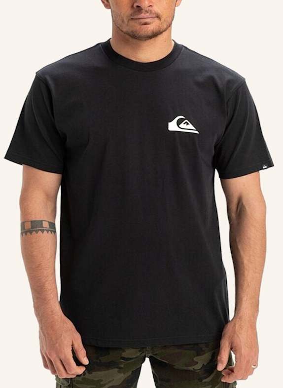 QUIKSILVER T-Shirt EV MINI LOGO SCHWARZ