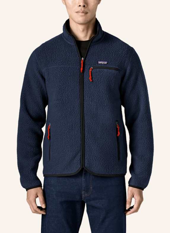 patagonia Fleecejacke RETRO PILE BLAU