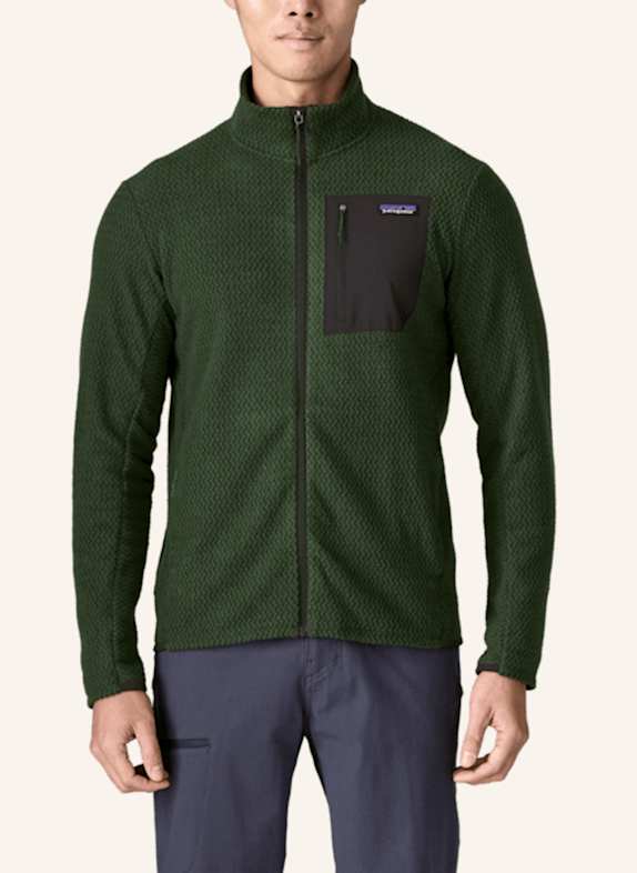 patagonia Fleecejacke R1® AIR GRÜN