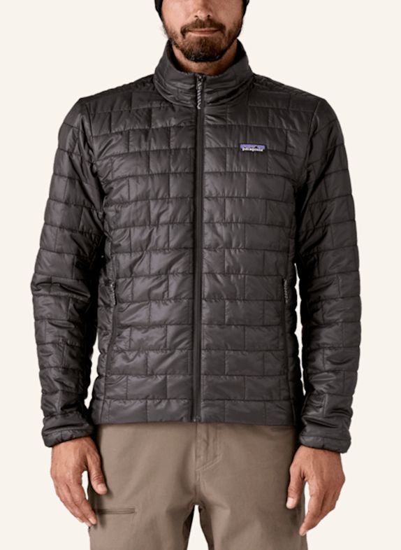 patagonia Leichte Jacke NANO PUFF SCHWARZ