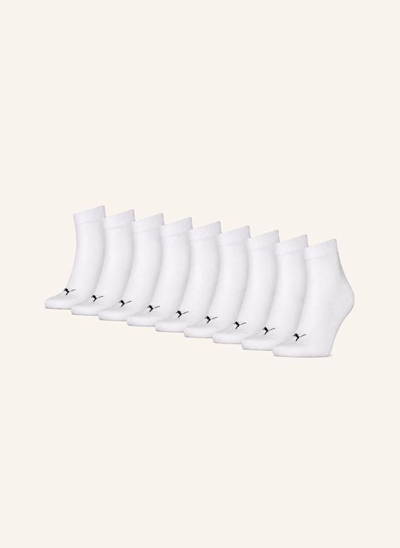 PUMA Socken QUARTER 9-PACK WEISS