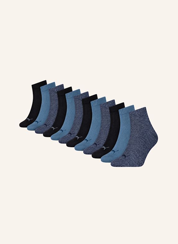 PUMA Socken QUARTER 12-PACK BLAU