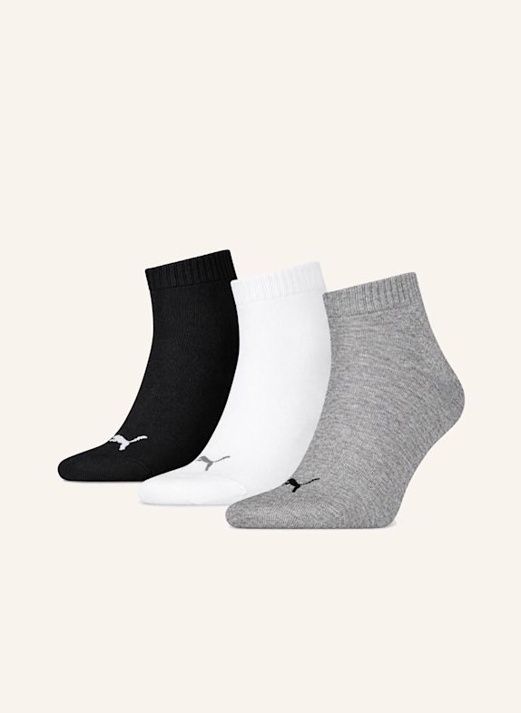 PUMA Socken QUARTER 3-PACK ECRU