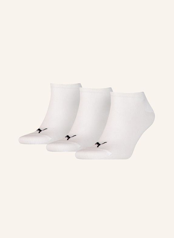 PUMA Socken SNEAKER PLAIN 3-PACK WEISS