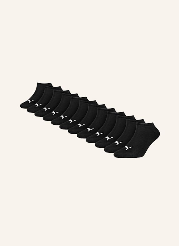 PUMA Socken SNEAKER PLAIN 12-PACK SCHWARZ