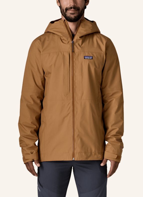 patagonia Schneejacke INSULATED BOULDER FORK RAIN BRAUN