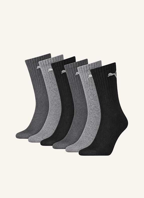 PUMA Sportsocken REGULAR CREW 6-PACK ECRU