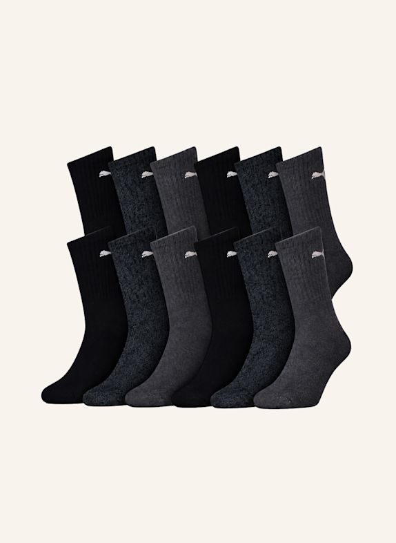 PUMA Sportsocken REGULAR CREW 12-PACK ECRU