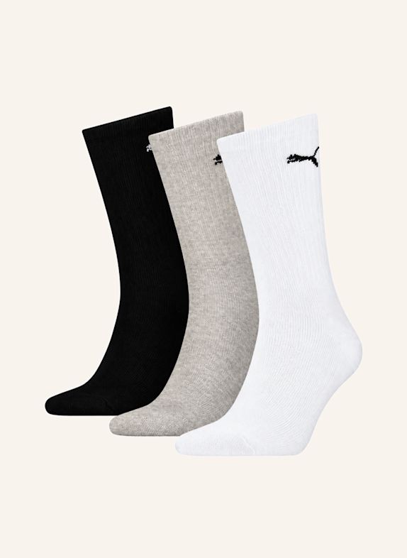 PUMA Sportsocken REGULAR CREW 3-PACK ECRU