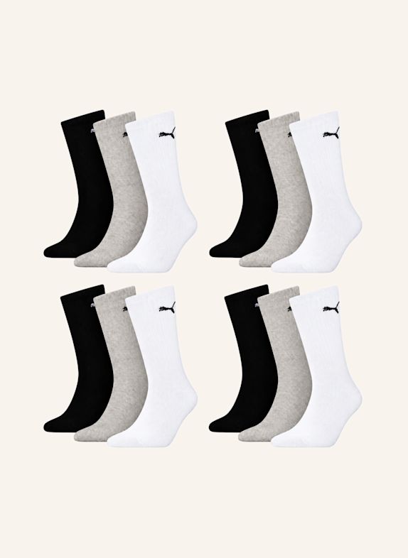 PUMA Sportsocken REGULAR CREW 12-PACK ECRU