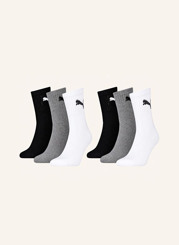 PUMA Sportsocken SHORT CREW 6-PACK ECRU